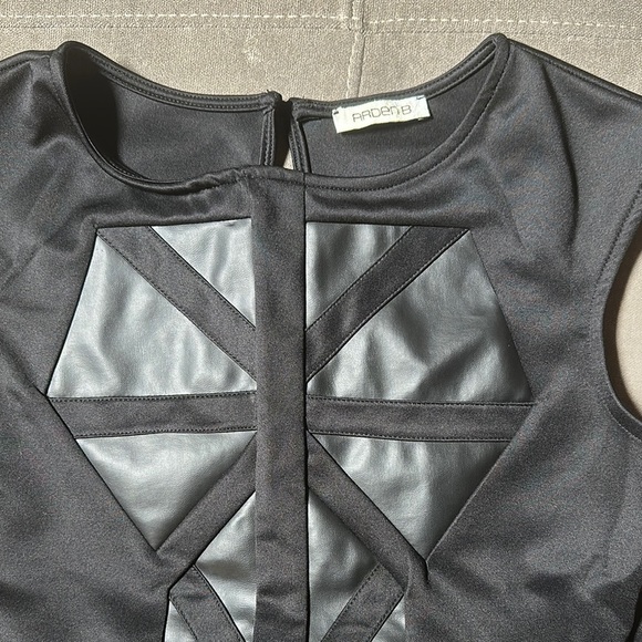 Arden B Black Bodycon Mini Dress for Cocktail - Picture 3 of 7